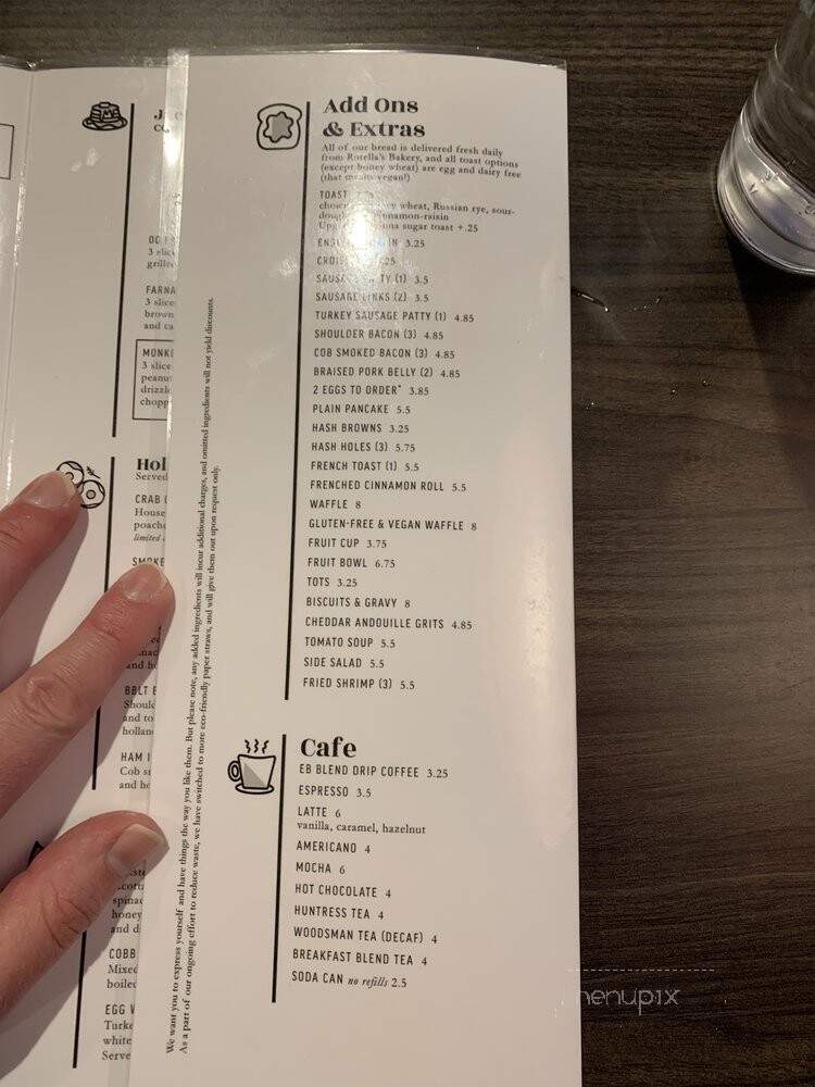 Early Bird - Omaha, NE menu_pic
