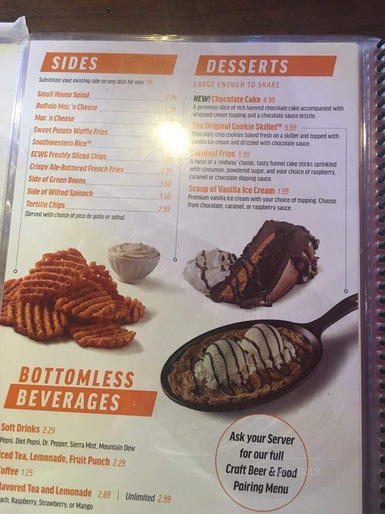 East Coast Wings + Grill - Bartlett, TN menu_pic