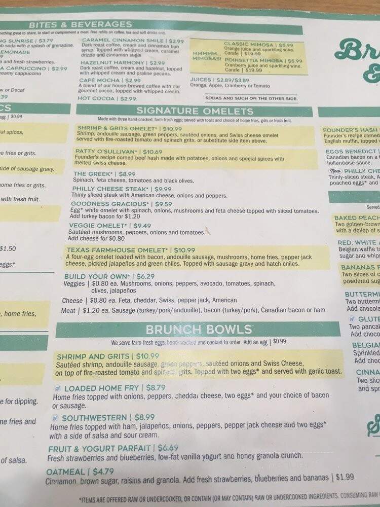 Eggs Up Grill - Rock Hill, SC menu_pic