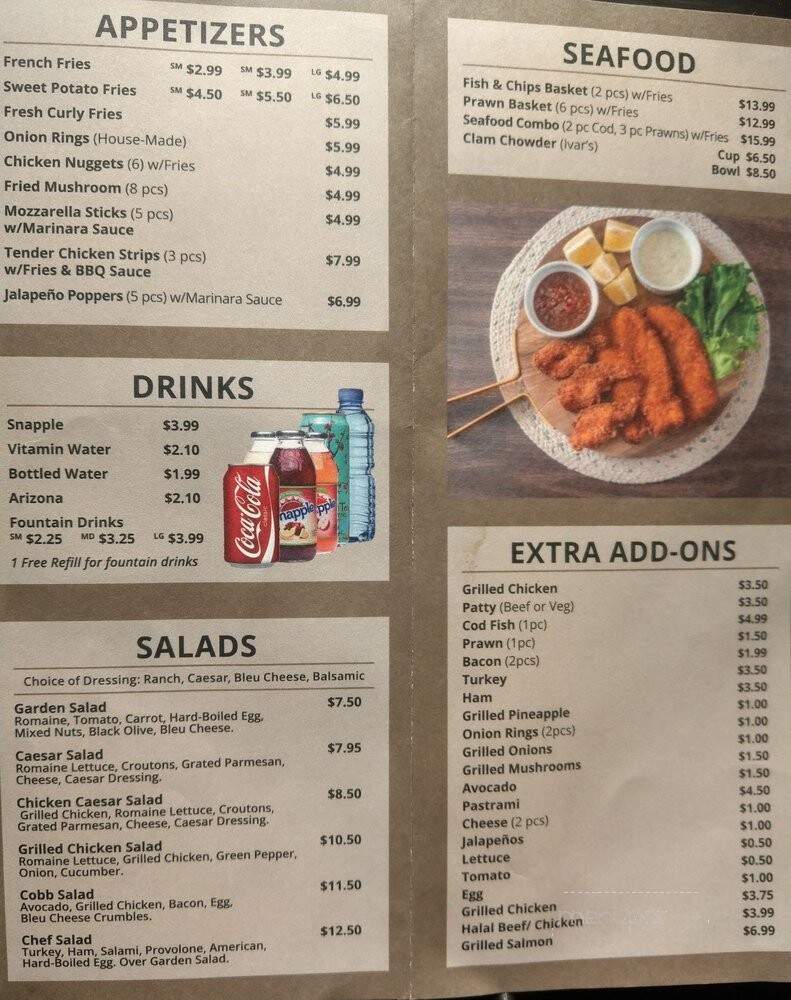 EJ Burger Kent - Kent, WA menu_pic