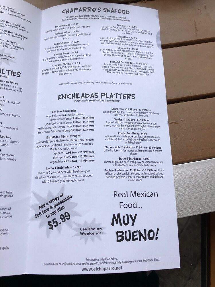 El Chaparro Mexican Bar & Grill - Spring, TX