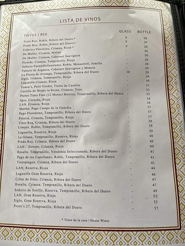 El Manchego Restaurant - Miami, FL menu_pic