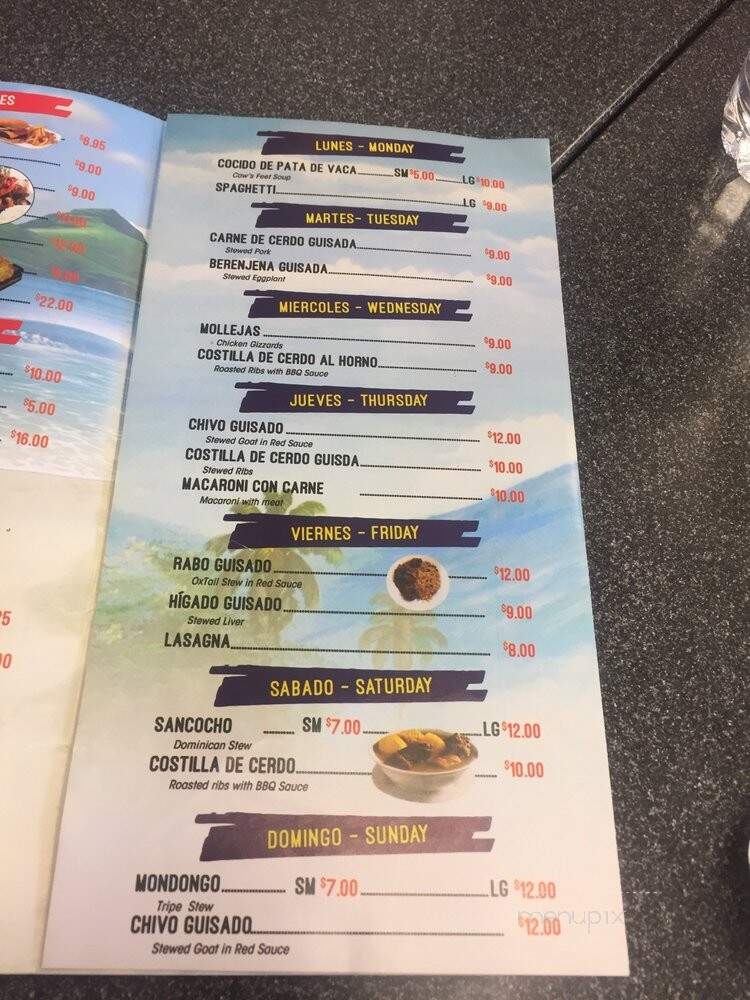 El Primo Restaurant - Hackensack, NJ menu_pic