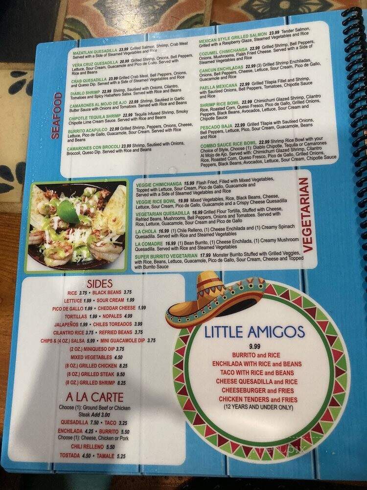 El Tequila's - South Daytona, FL menu_pic