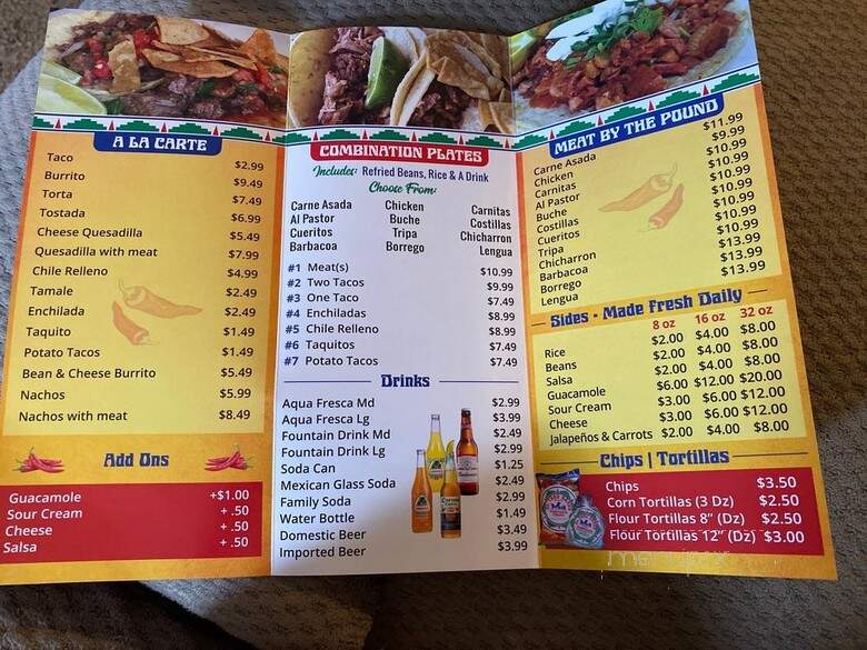 El Toro Bravo - Laguna Hills, CA menu_pic