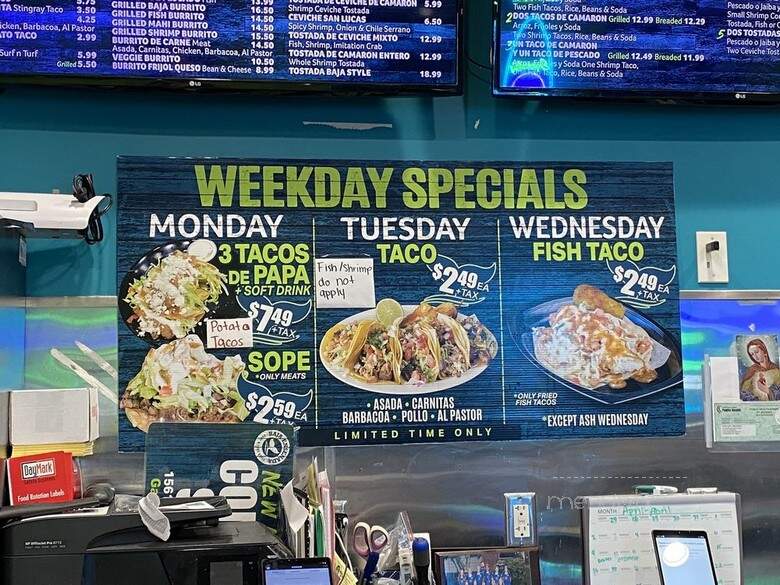 Ensenada's Surf N Turf Grill - El Segundo, CA menu_pic