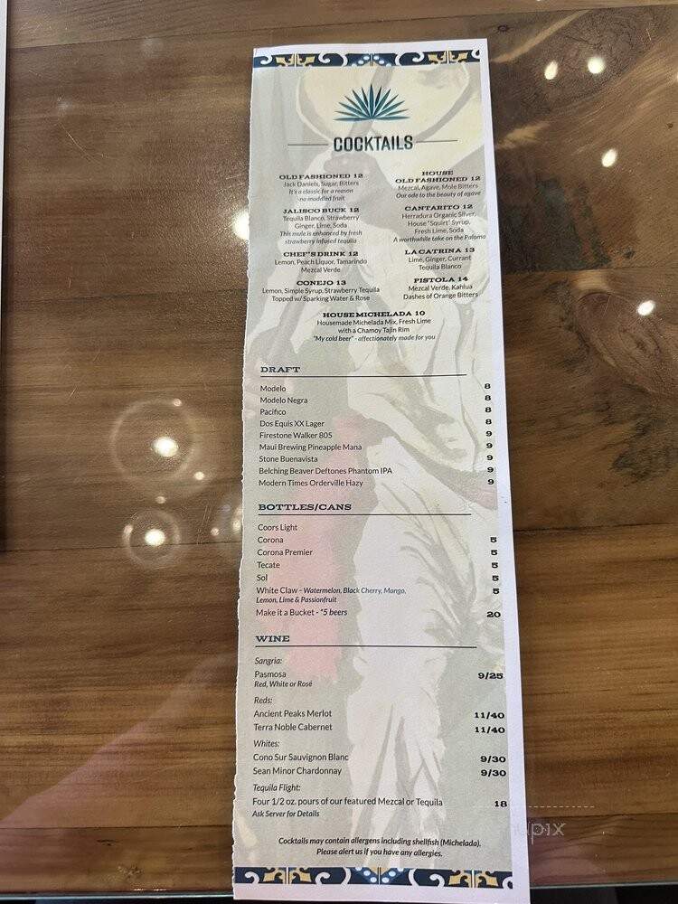 Espadin - Temecula, CA menu_pic