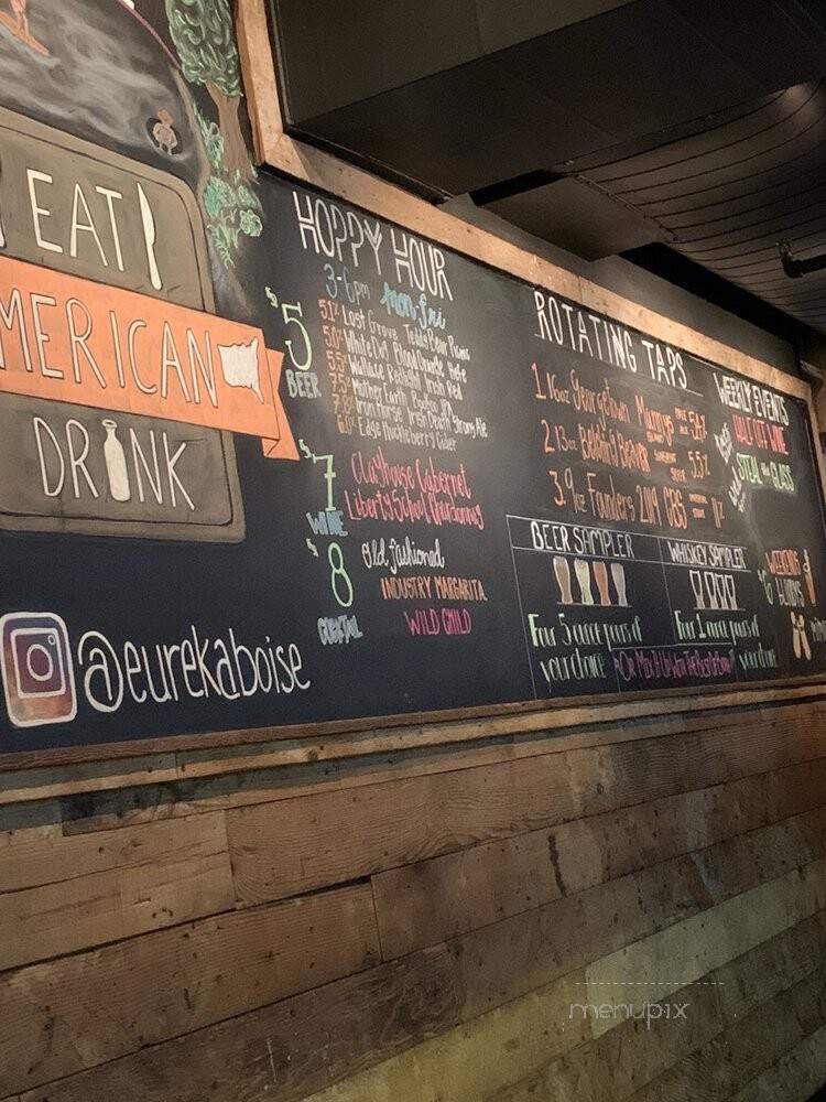 Eureka! - Boise, ID menu_pic