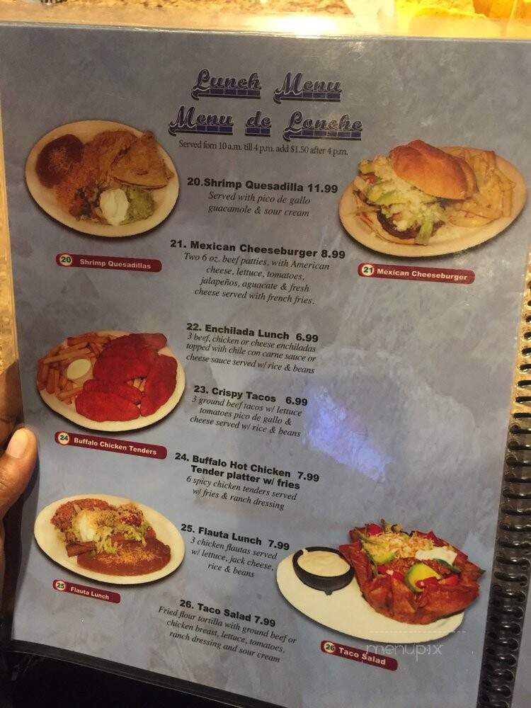 Fiesta Guadlajara - Addison, TX menu_pic