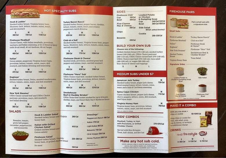 Firehouse Subs - Boise, ID menu_pic