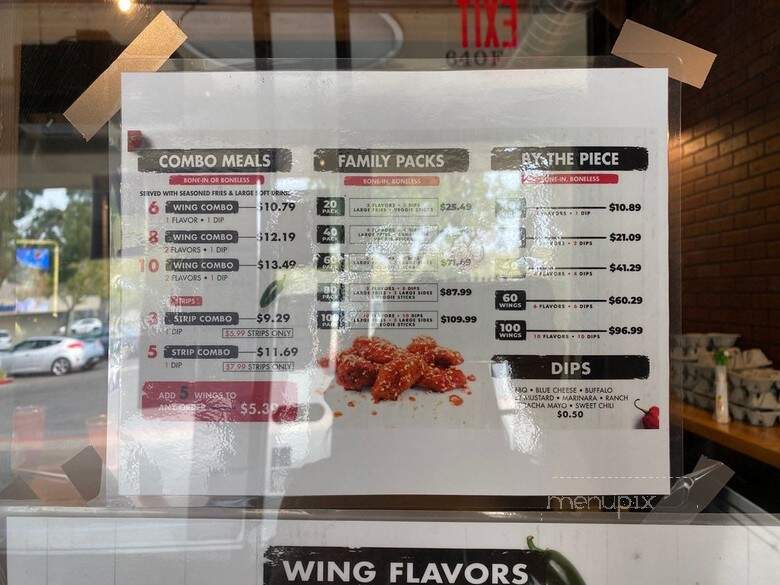 Fire Wings - Davis, CA menu_pic