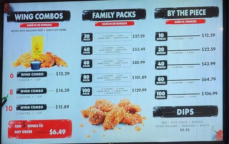 Fire Wings of Lodi - Lodi, CA menu_pic