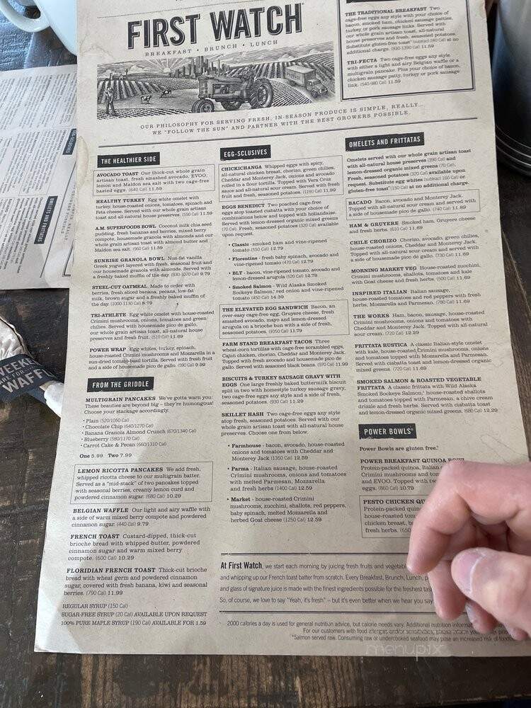 First Watch - Austin, TX menu_pic