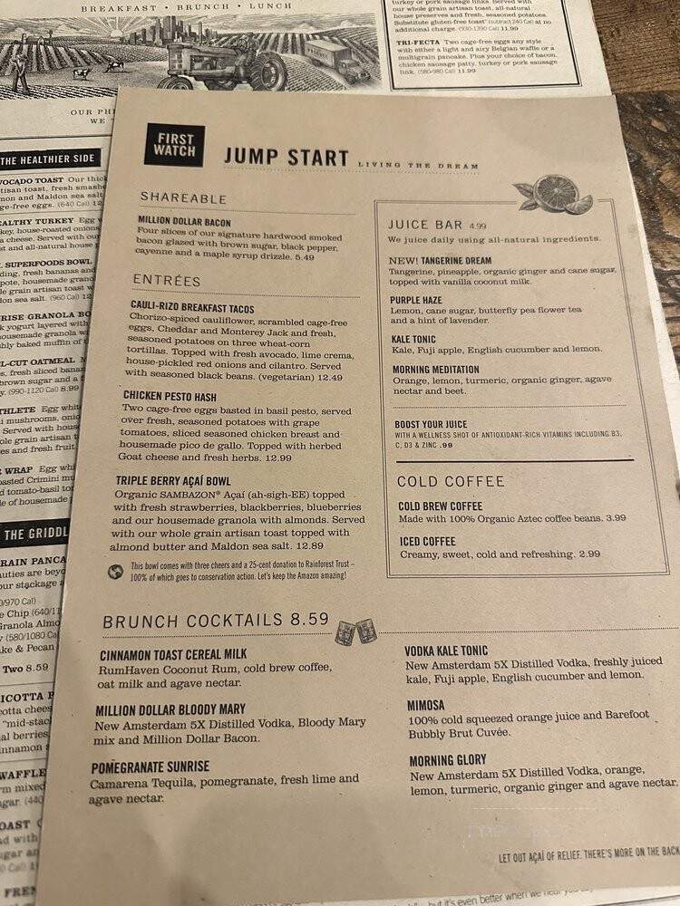 First Watch - Columbus, OH menu_pic