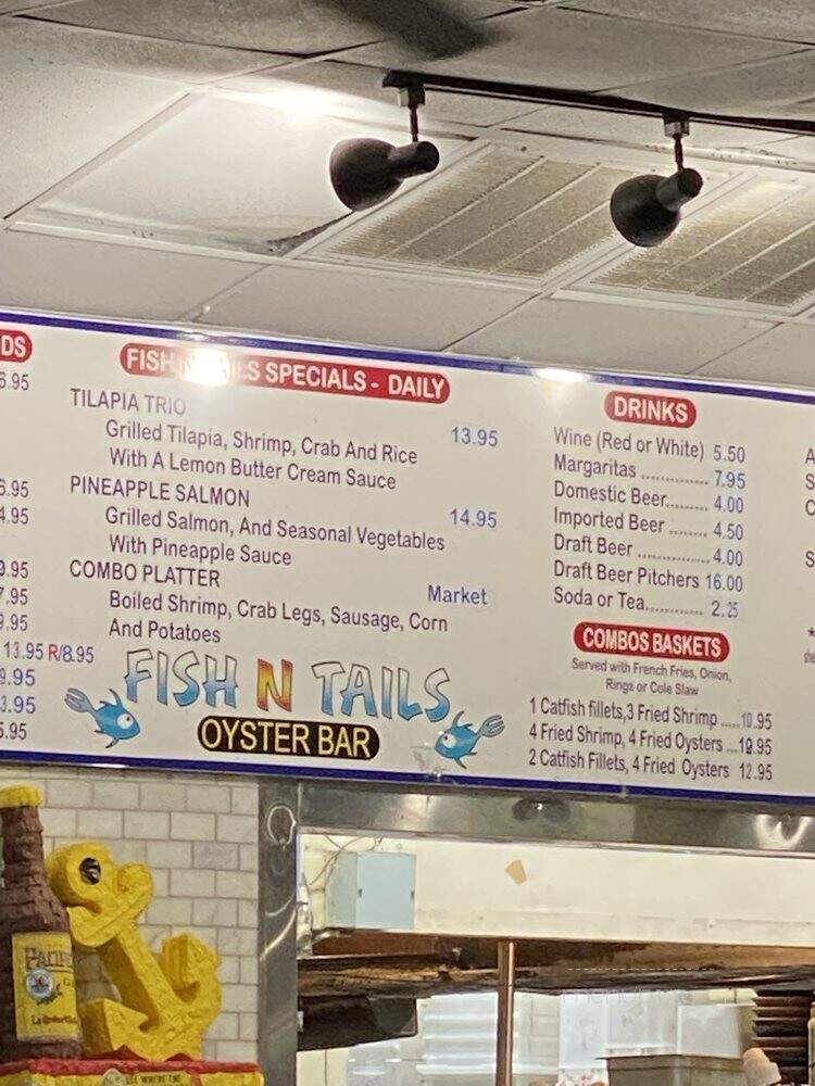 Fish N Tails Oyster Bar - Richardson, TX menu_pic
