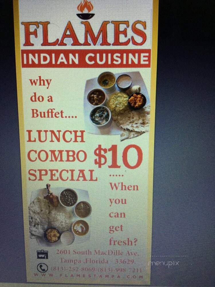 Flames Indian Cuisine - Tampa, FL