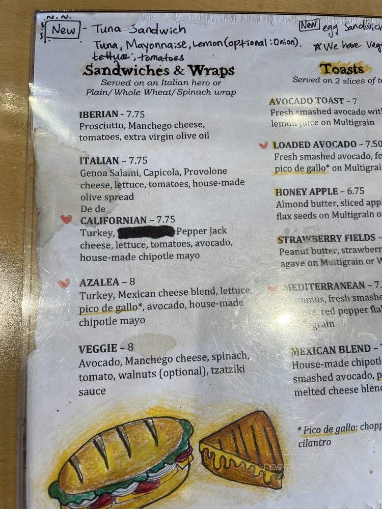 Flor de Azalea Cafe - Astoria, NY menu_pic