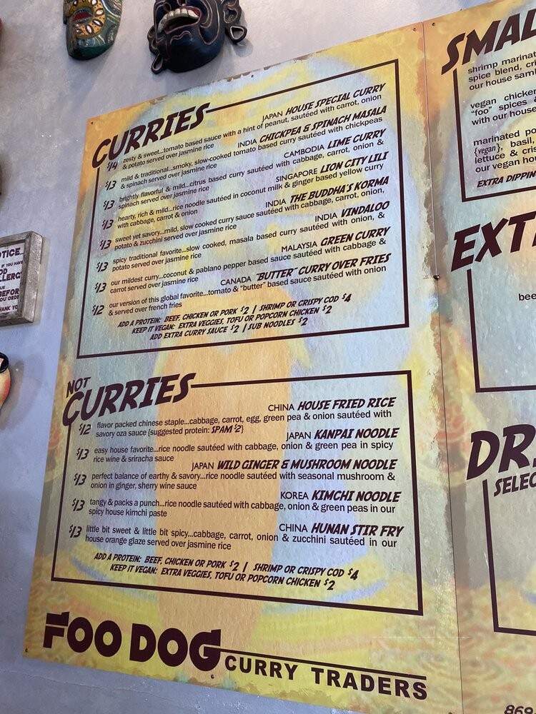 Foo Dog Curry Traders - Jacksonville, FL menu_pic