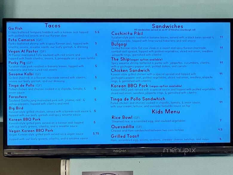 Forastero Restaurant - Chicago, IL menu_pic