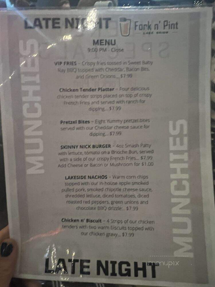 Fork N' Pint - Orion charter Township, MI menu_pic