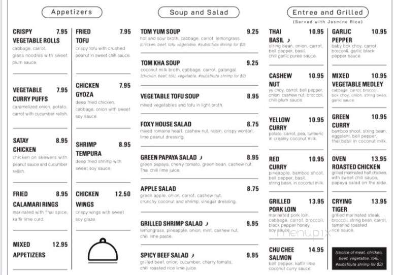 Foxy Noodles & BBQ - Upland, CA menu_pic