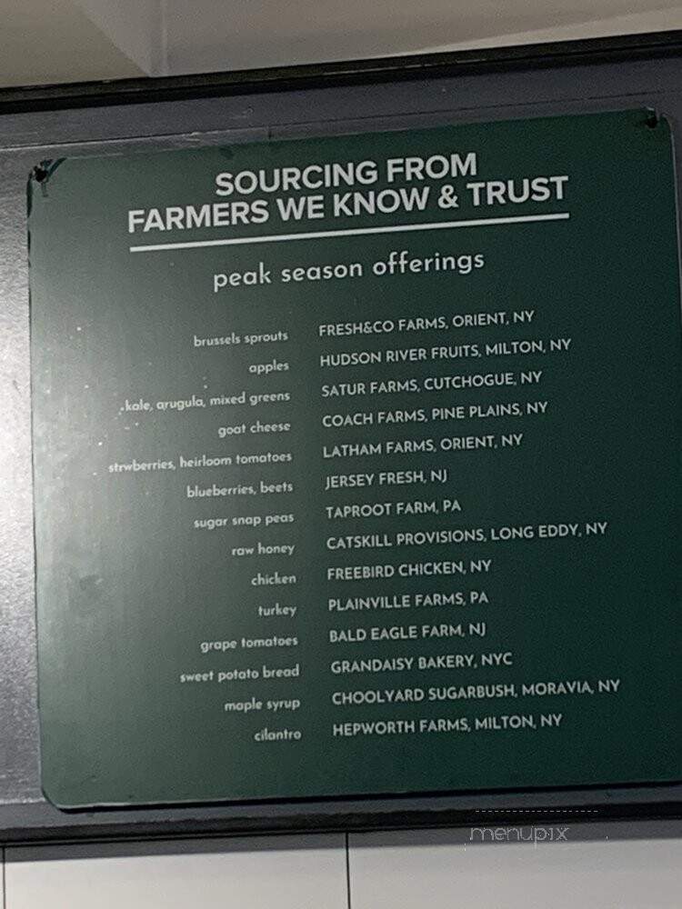 Fresh&co - New York, NY menu_pic