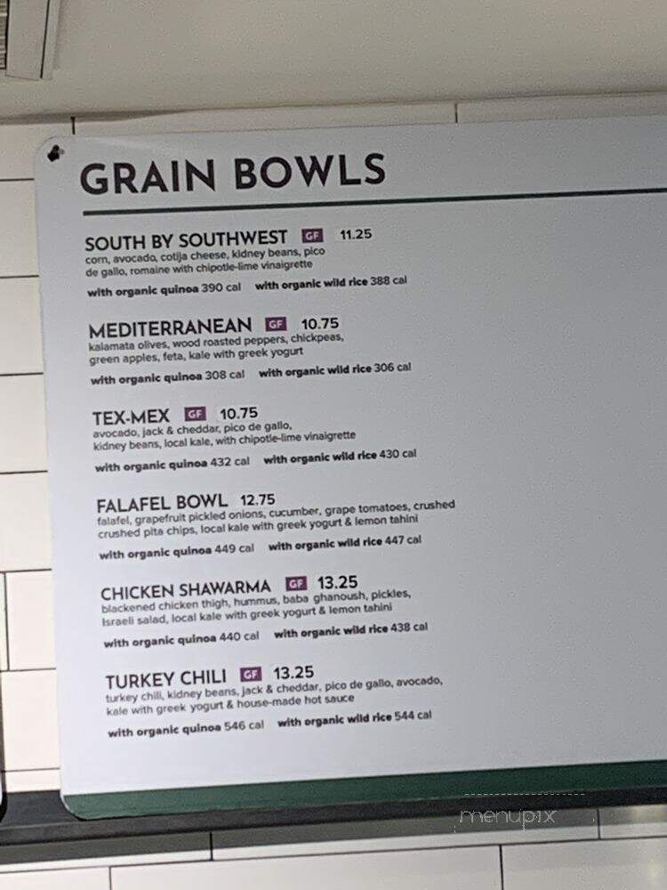 Fresh&co - New York, NY menu_pic