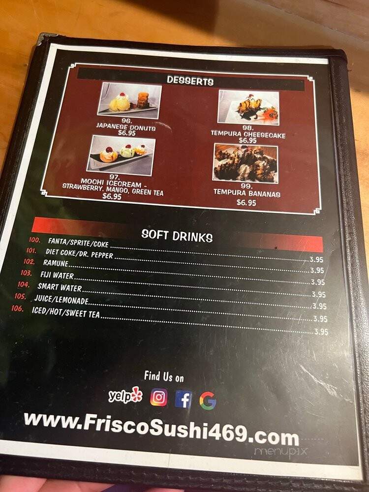 Frisco Sushi Express - Frisco, TX menu_pic