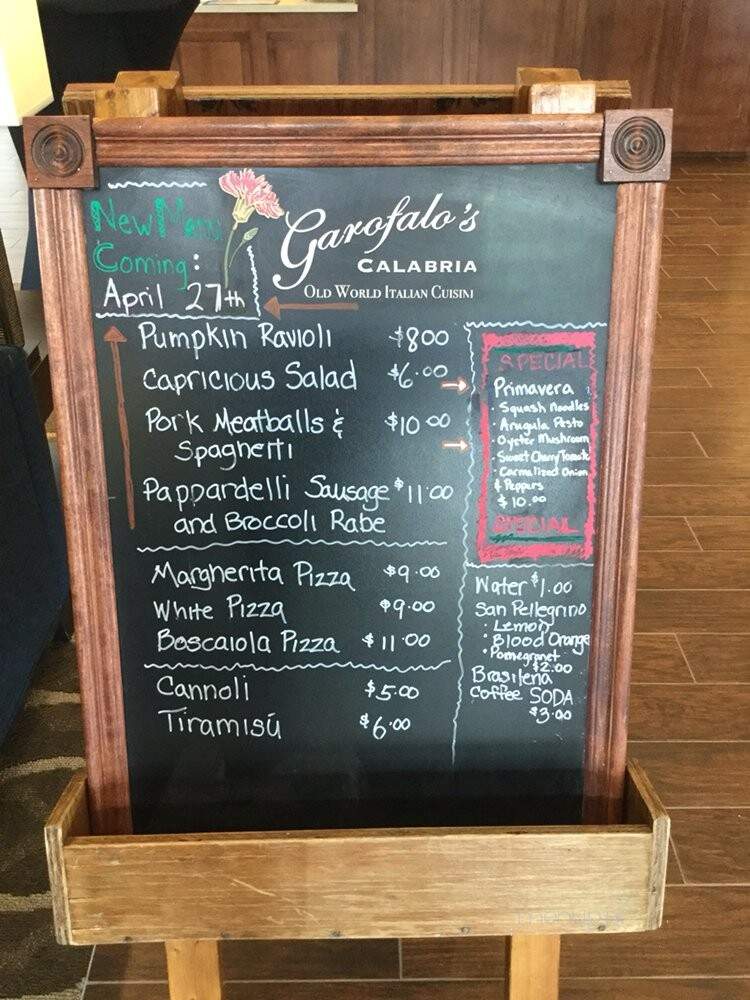 Garofalo's Calabria - Ephrata, PA menu_pic