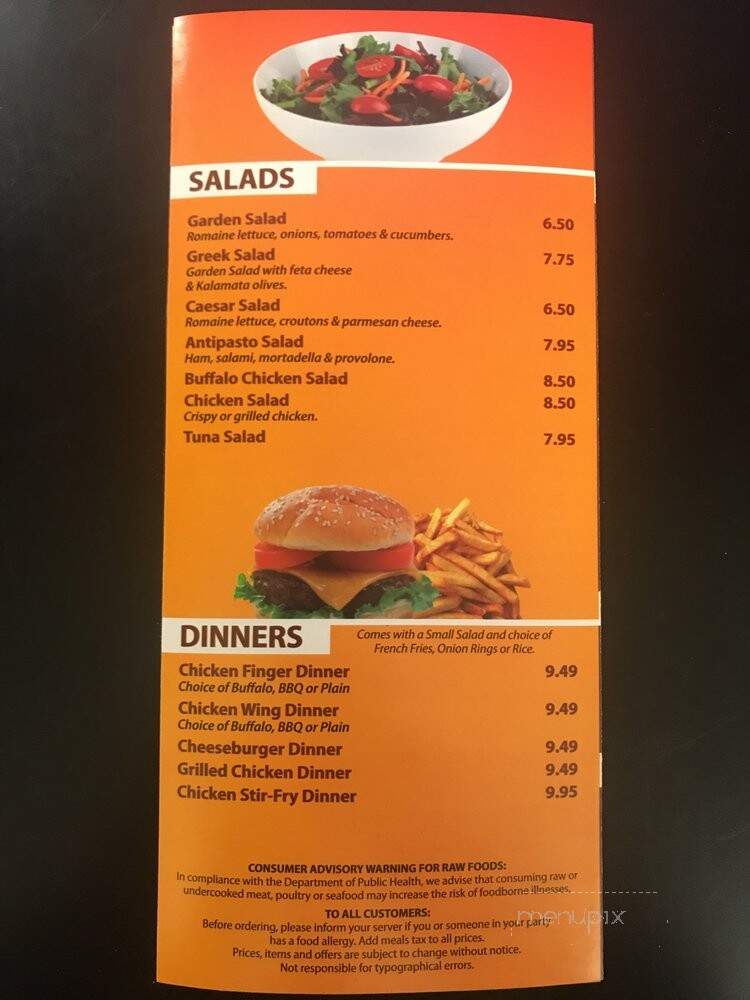 Gaya Pizzeria - Somerville, MA menu_pic