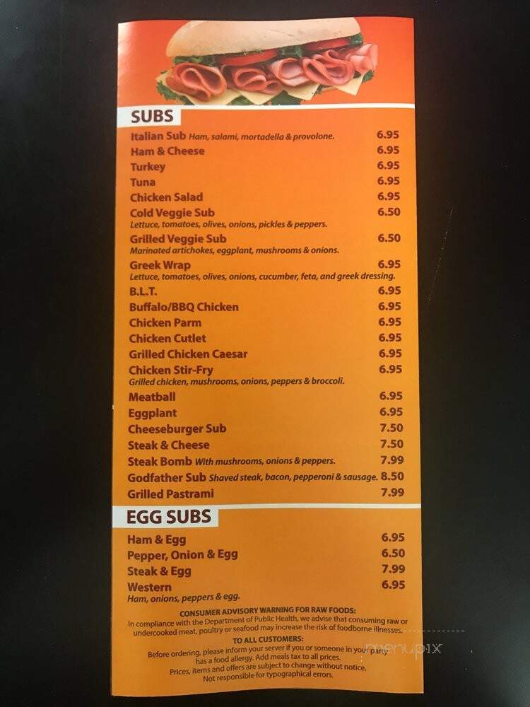Gaya Pizzeria - Somerville, MA menu_pic