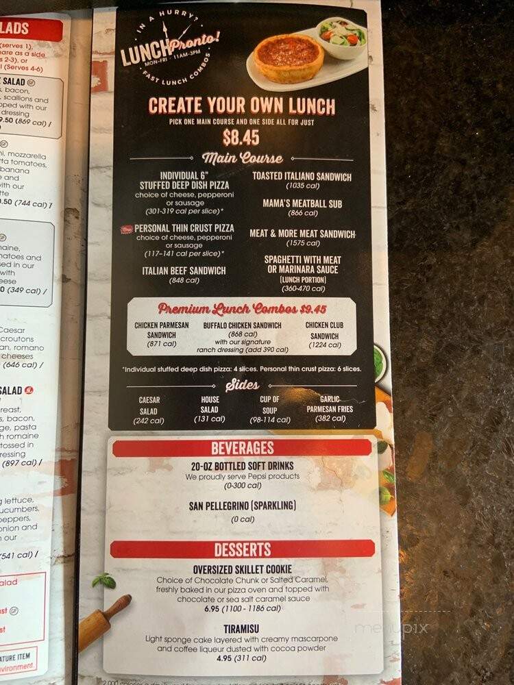 Giordano's - Bloomington, IL menu_pic