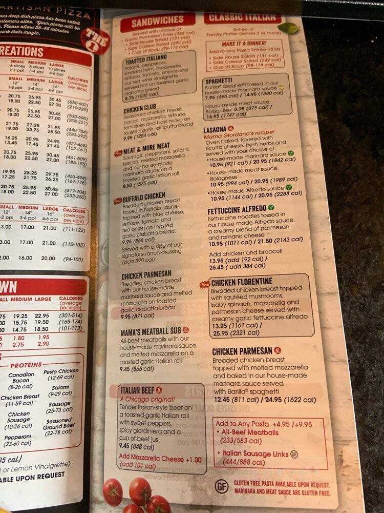 Giordano's - Bloomington, IL menu_pic