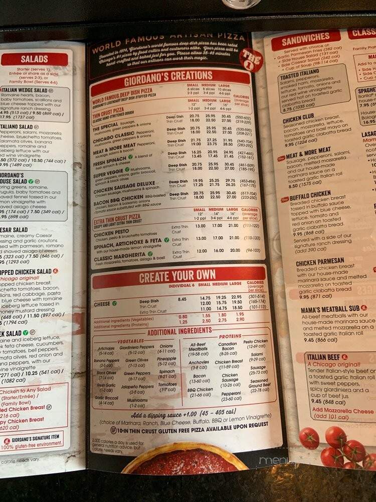 Giordano's - Bloomington, IL menu_pic