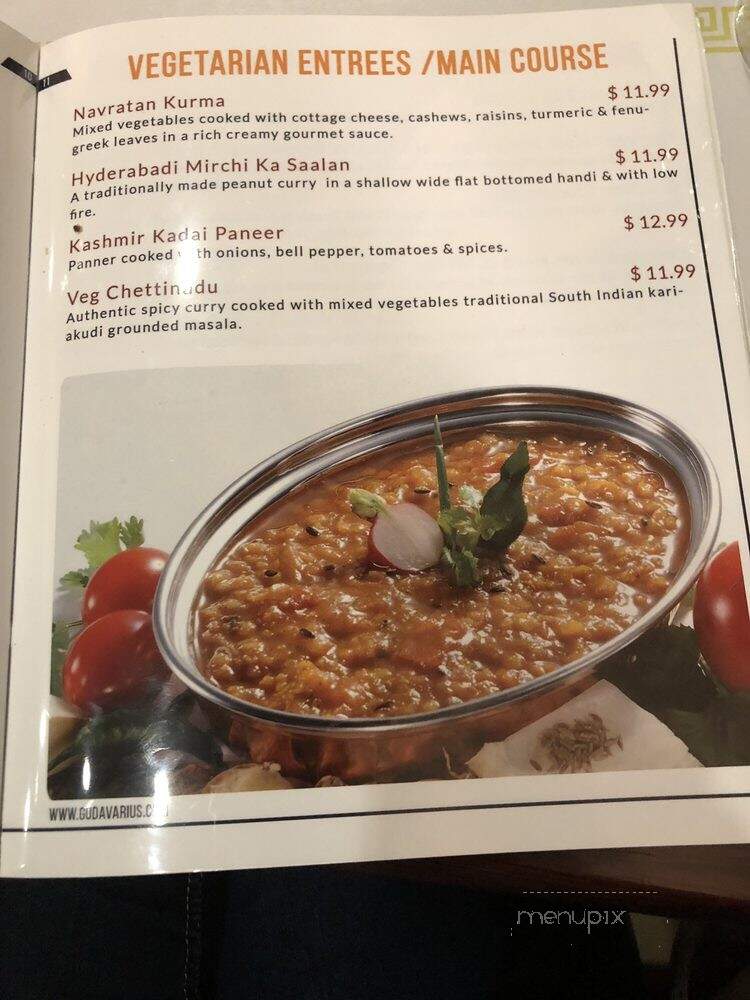 Godavari - Herndon, VA menu_pic