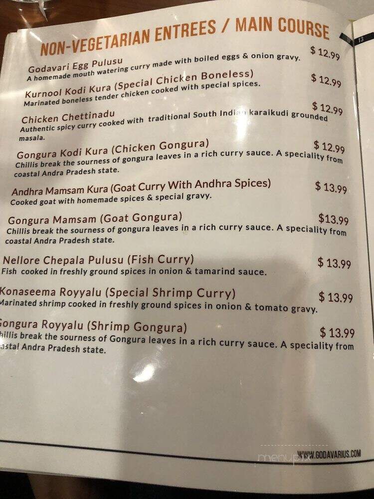 Godavari - Herndon, VA menu_pic