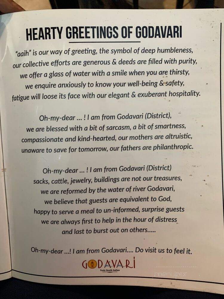 Godavari Kansas - Overland Park, KS menu_pic