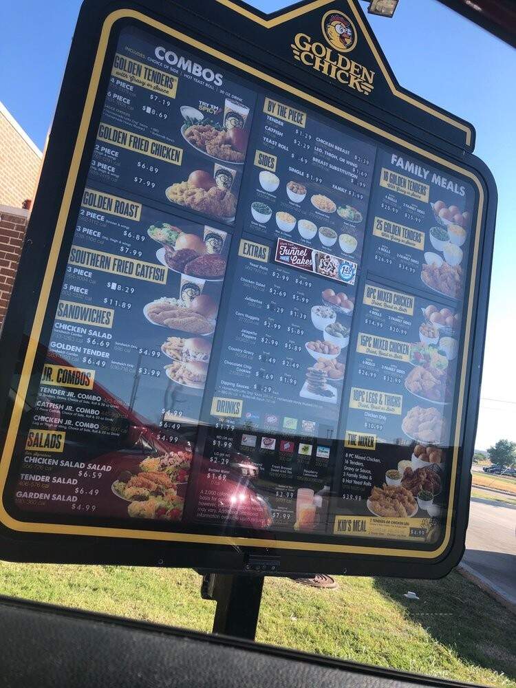 Golden Chick - Dallas, TX menu_pic
