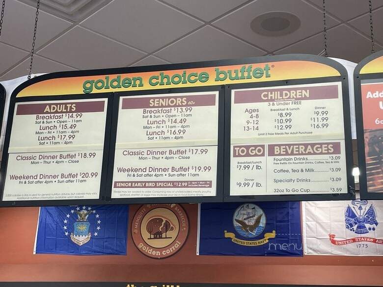 Golden Corral - Ontario, CA menu_pic