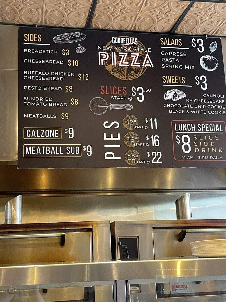 Goodfellas Pizza - Indianapolis, IN menu_pic