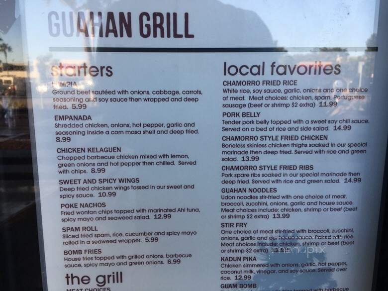 Guahan Grill - San Diego, CA