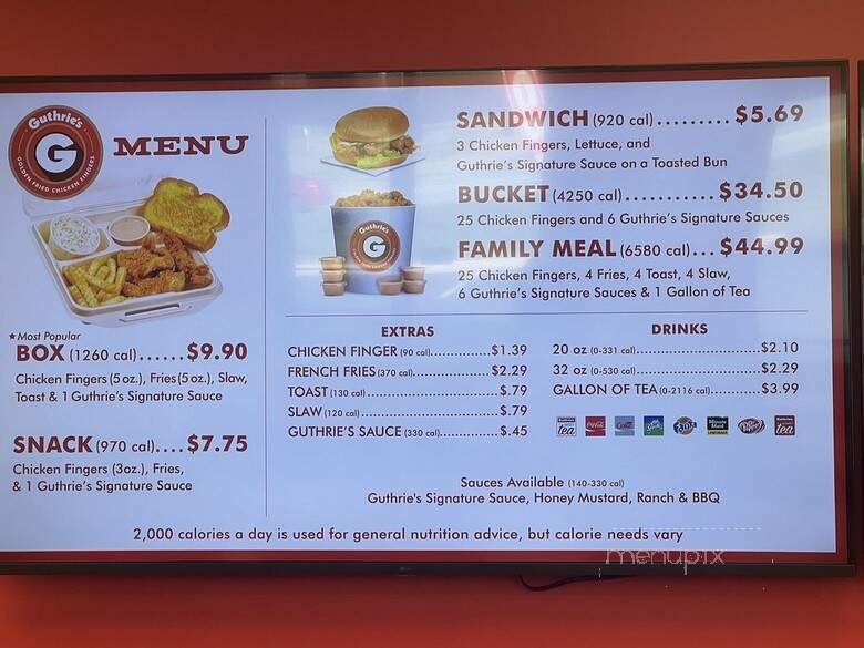 Guthrie's-Opelika - Opelika, AL menu_pic