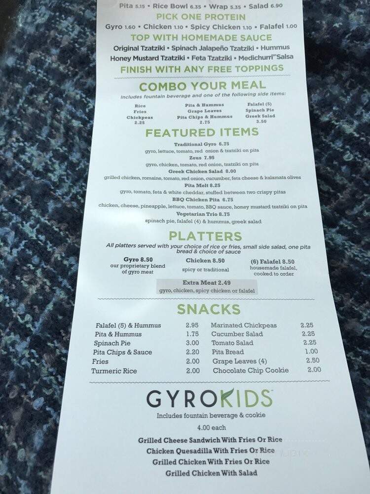 Gyroville - Topeka, KS menu_pic