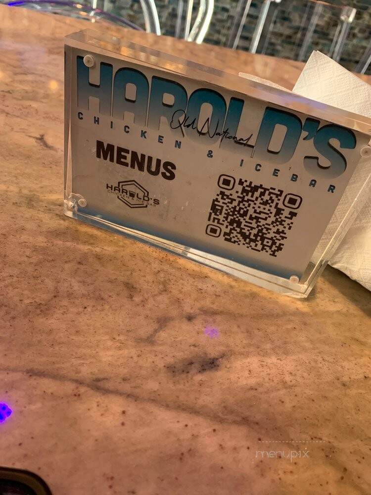 Harold's Chicken & Ice Bar - College Park, GA menu_pic