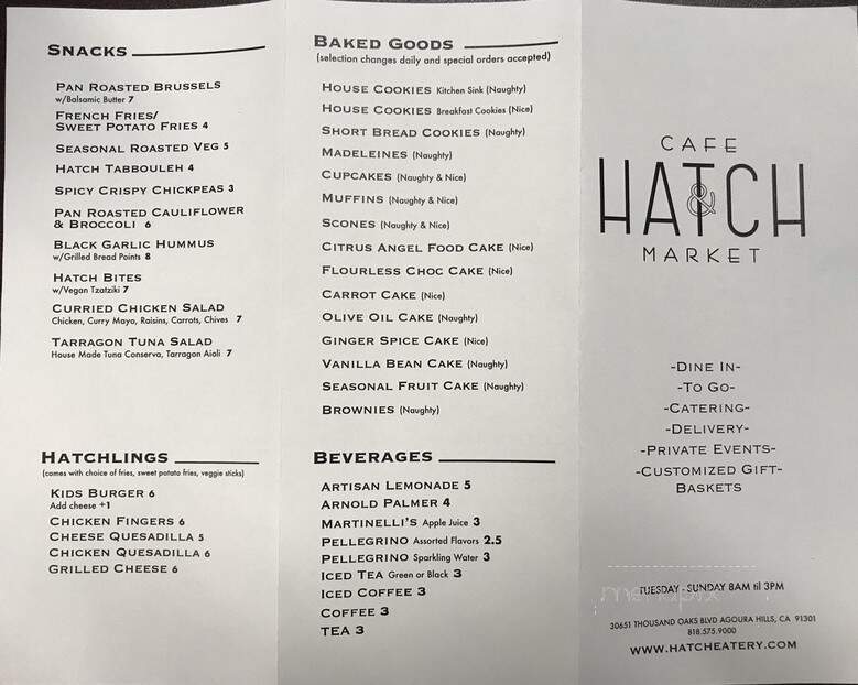 Hatch Cafe & Market - Agoura Hills, CA