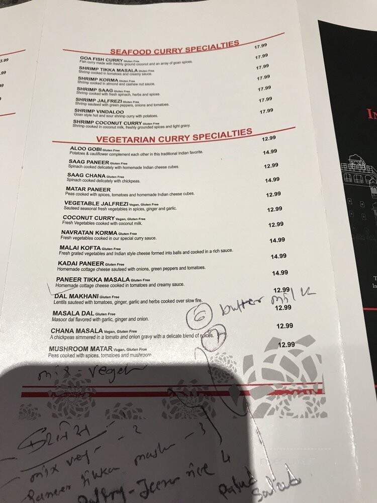 Haveli Indian Grill & Cuisine - West Chester Township, OH menu_pic