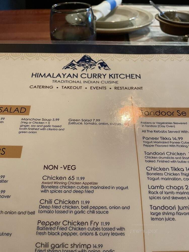 Himalayan Curry Kitchen - Richmond Hill, GA menu_pic