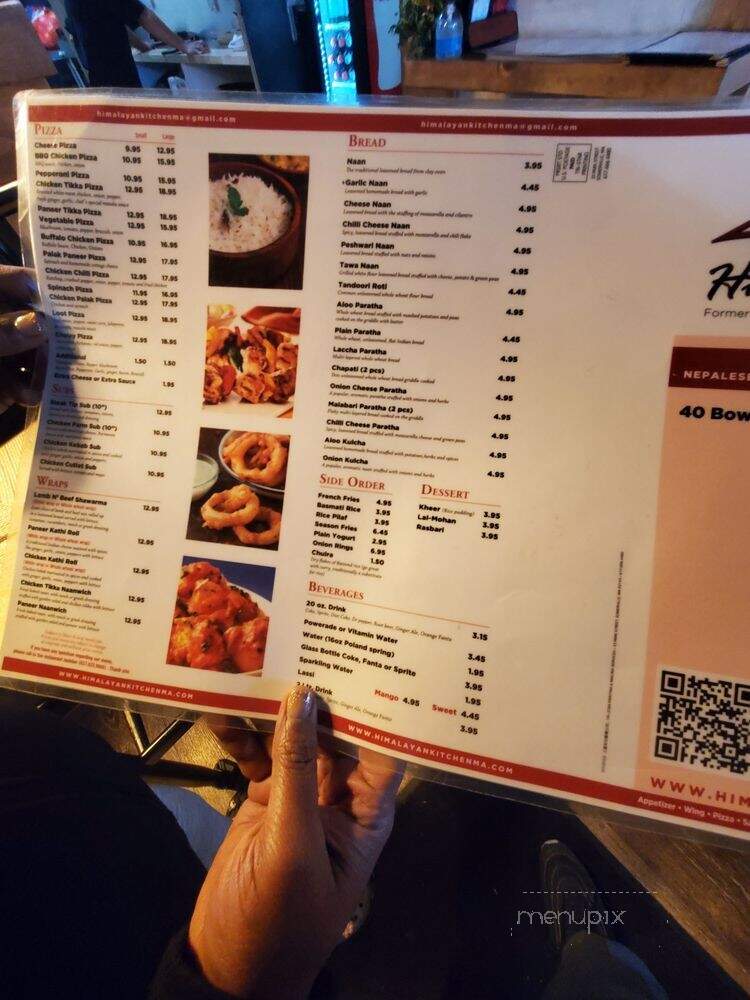Himalayan Kitchen - Somerville, MA menu_pic