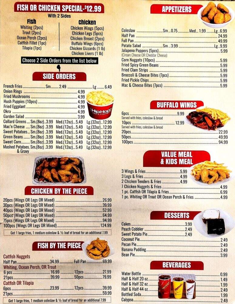 Hip Hop Fish & Chicken - Clinton, MD menu_pic