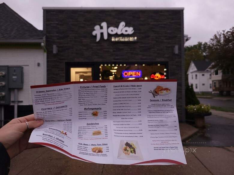 Hola Restaurant - Springfield, MA menu_pic